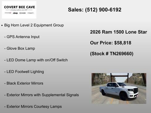 New 2026 RAM 1500 Lone Star AWD/4WD image 18