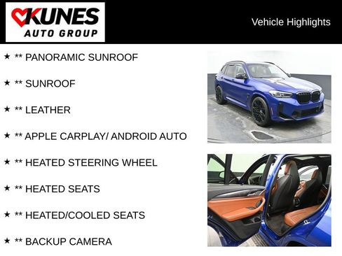 Used 2022 BMW X3 M w/ Competition Package image 2