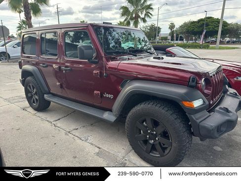 Used 2021 Jeep Wrangler Unlimited Sport w/ Sun And Sound Package AWD/4WD image 1