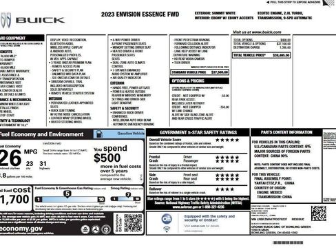 Used 2023 Buick Envision Essence FWD image 6