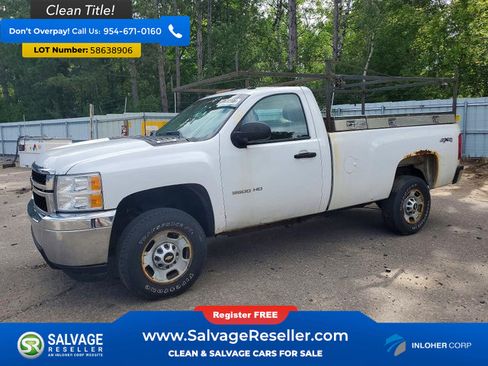 Used 2014 Chevrolet Silverado 2500 W/T w/ Snow Plow Prep Package AWD/4WD image 1
