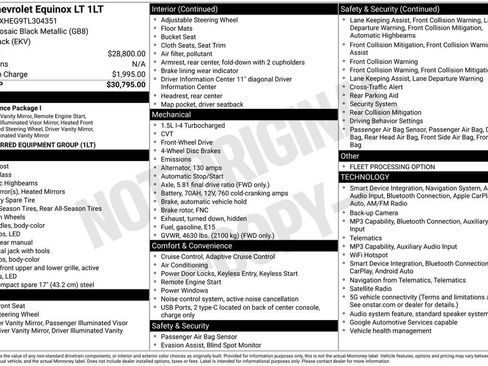 Used 2026 Chevrolet Equinox LT FWD image 15