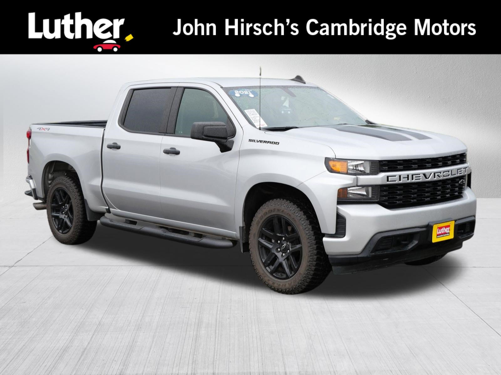 Certified 2021 Chevrolet Silverado 1500 Custom AWD/4WD image 1