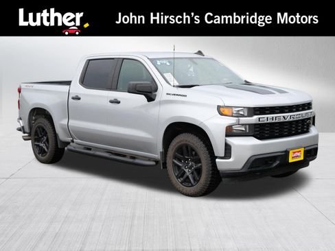 Certified 2021 Chevrolet Silverado 1500 Custom w/ Rally Edition AWD/4WD image 1