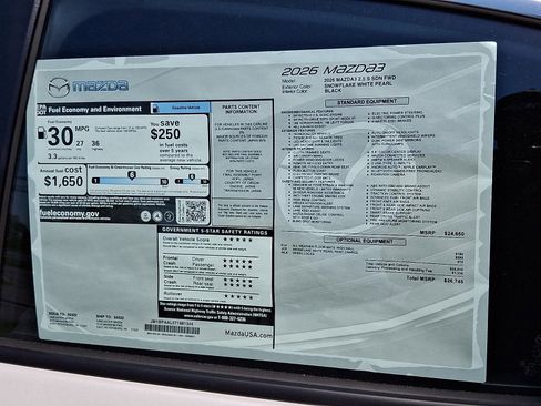 New 2026 MAZDA MAZDA3 s FWD image 5