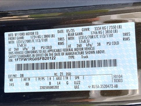 Used 2025 Ford F150 Raptor AWD/4WD image 34