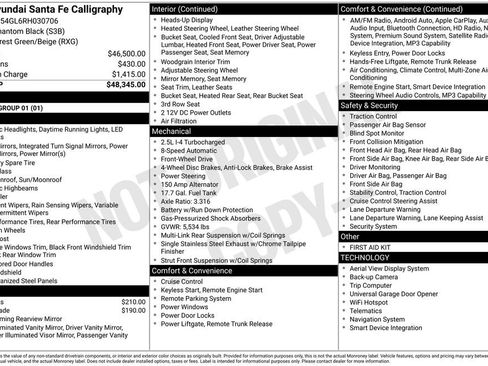 Used 2024 Hyundai Santa Fe Calligraphy FWD image 6