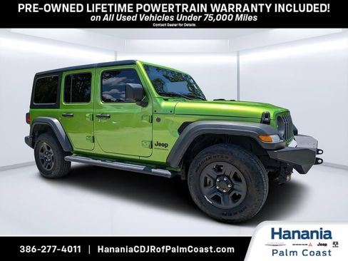 Used 2025 Jeep Wrangler Unlimited Sport AWD/4WD image 1