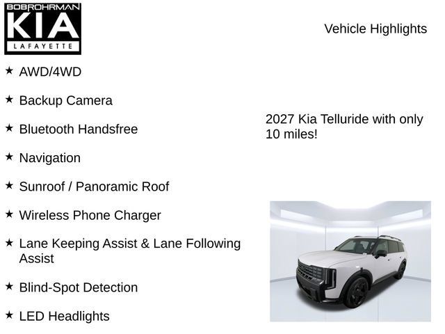 New 2027 Kia Telluride X-Line SX Prestige w/ Towing Package AWD/4WD image 7