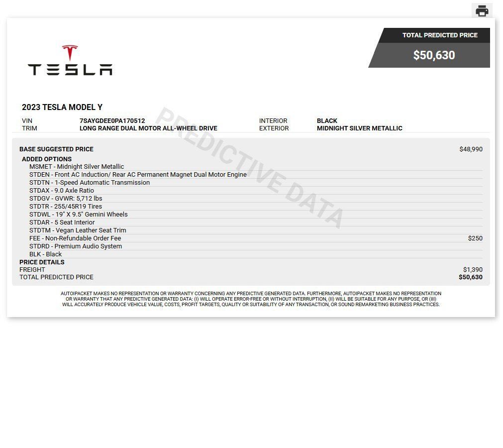 Used 2023 Tesla Model Y Long Range AWD/4WD image 3
