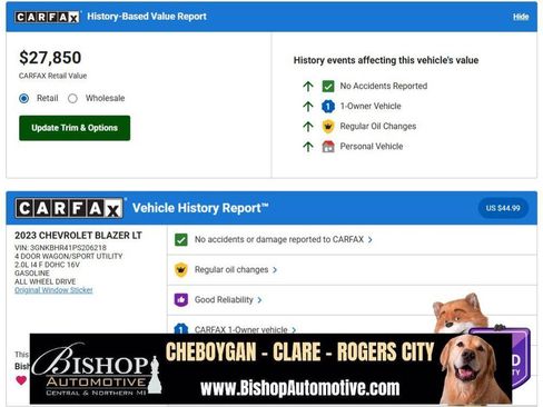 Used 2023 Chevrolet Blazer LT w/ Convenience Package image 7