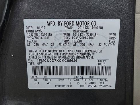 Used 2012 Ford Escape XLT image 24