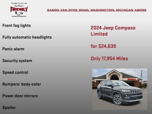 Used 2024 Jeep Compass Limited image 25