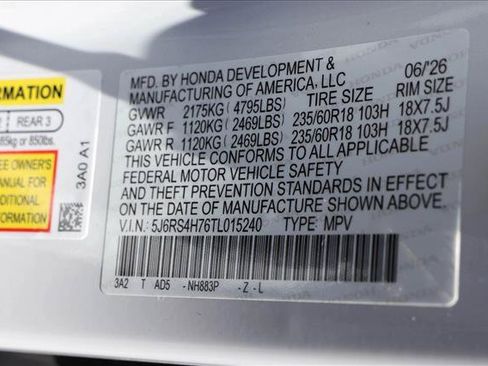 New 2026 Honda CR-V EX-L image 25