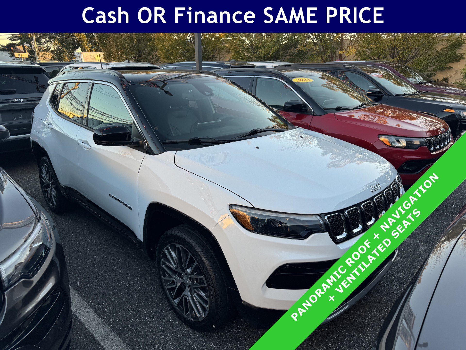 Certified 2023 Jeep Compass Limited w/ Elite Group AWD/4WD image 1