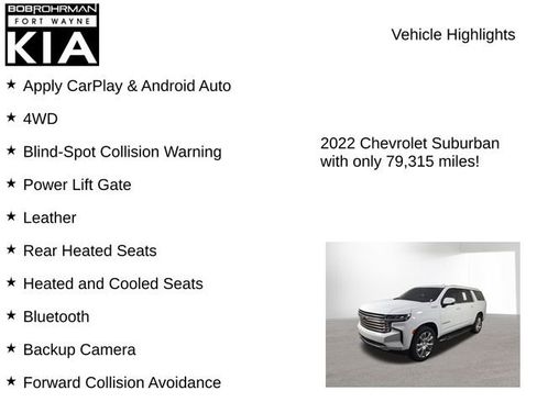 Used 2022 Chevrolet Suburban High Country image 7
