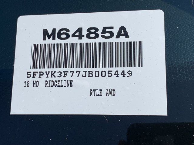 Used 2018 Honda Ridgeline RTL-E image 47