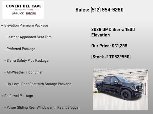 New 2026 GMC Sierra 1500 Elevation AWD/4WD image 31
