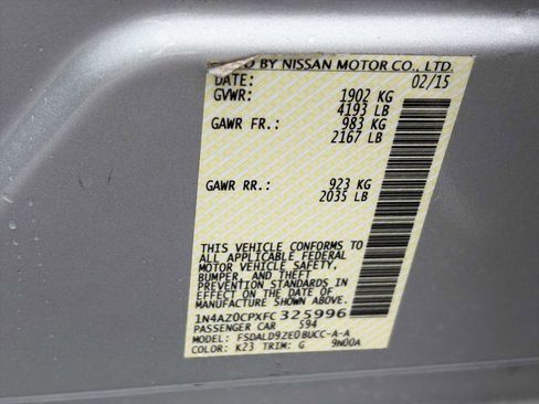 Used 2015 Nissan Leaf SV image 26