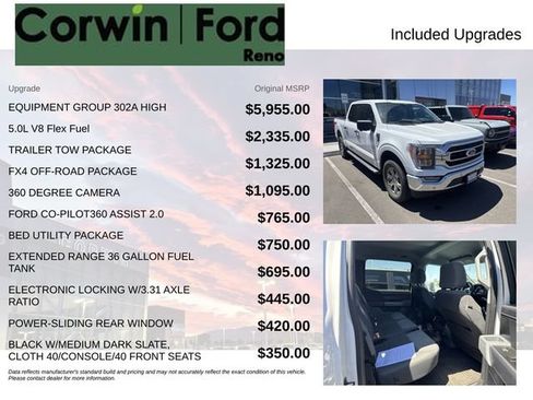 Used 2022 Ford F150 XLT w/ Equipment Group 302A High AWD/4WD image 3