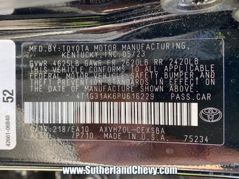 Used 2023 Toyota Camry SE image 42