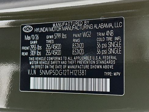 New 2026 Hyundai Santa Fe Calligraphy AWD/4WD image 33