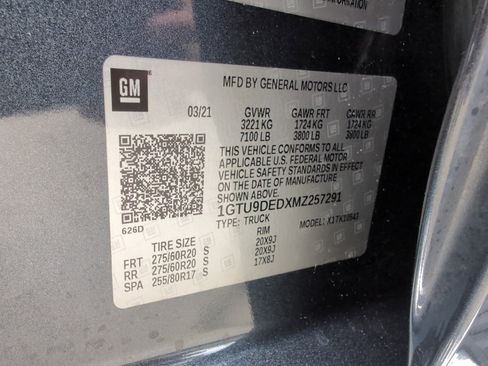 Used 2021 GMC Sierra 1500 SLT w/ SLT Convenience Package AWD/4WD image 35