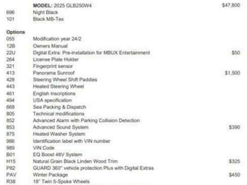 Certified 2025 Mercedes-Benz GLB 250 4MATIC image 4