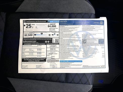 New 2026 Volkswagen Golf w/ Euro Style Package AWD/4WD image 14