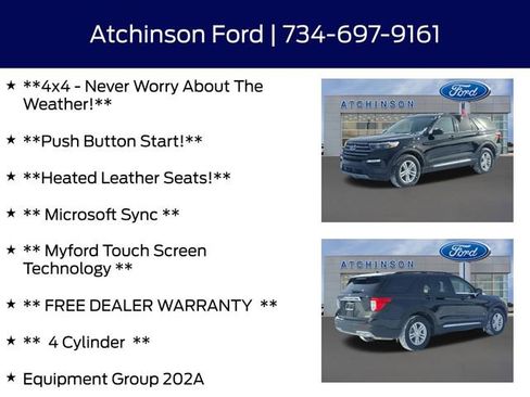 Certified 2023 Ford Explorer XLT w/ Equipment Group 202A image 8