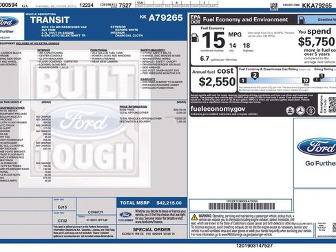 Used 2019 Ford Transit 150 XLT image 27