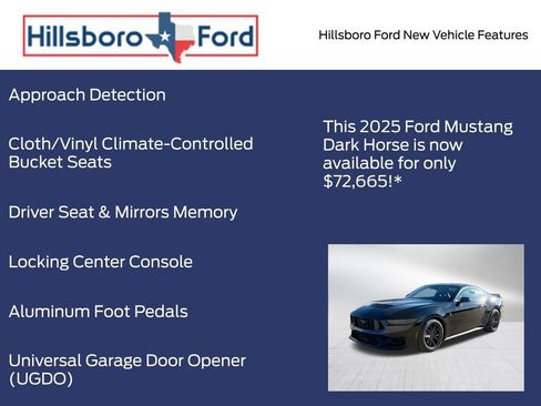 New 2025 Ford Mustang Dark Horse image 17