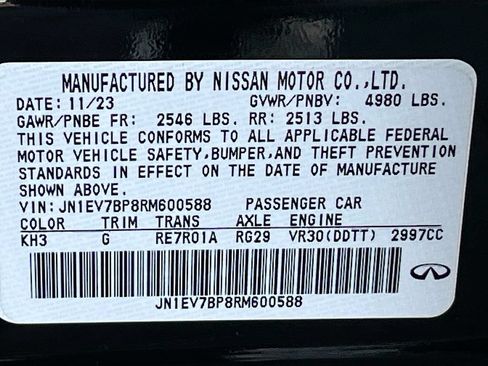 Used 2024 INFINITI Q50 Luxe w/ Cargo Package RWD image 33
