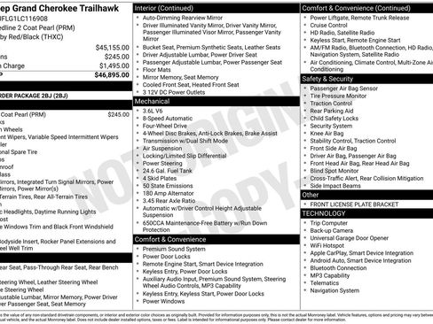 Used 2020 Jeep Grand Cherokee Trailhawk image 14