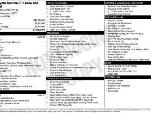Used 2025 Toyota Tacoma SR5 AWD/4WD image 13