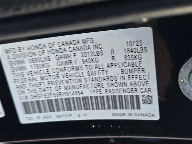 Used 2024 Honda Civic Sport image 14