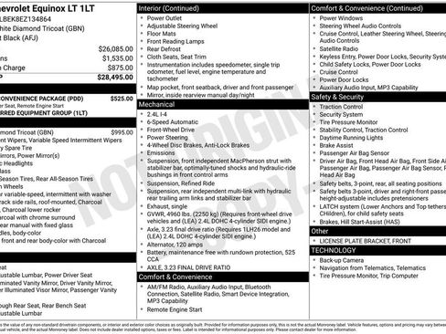 Used 2014 Chevrolet Equinox LT w/ Driver Convenience Package FWD image 27