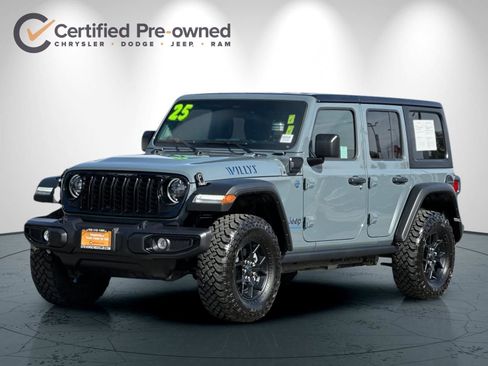 Certified 2025 Jeep Wrangler Unlimited Sport S 4xe AWD/4WD image 8