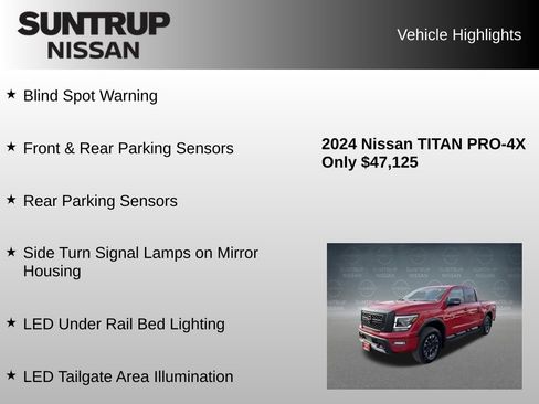 Used 2024 Nissan Titan PRO-4X w/ Pro-4x Convenience Package AWD/4WD image 24