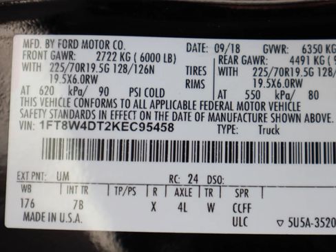 Used 2019 Ford F450 Platinum w/ Platinum Ultimate Package image 39