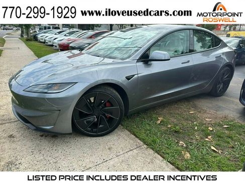 Used 2025 Tesla Model 3 Performance AWD/4WD image 1