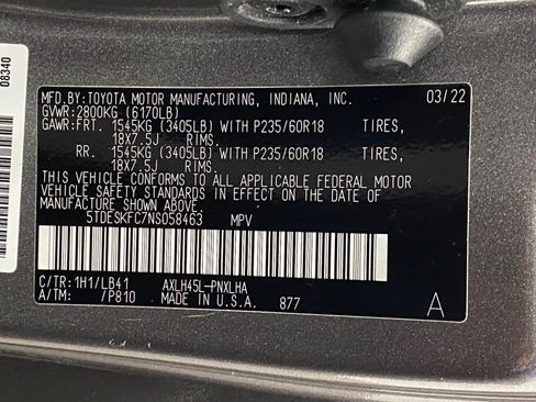 Used 2022 Toyota Sienna Platinum AWD/4WD image 39