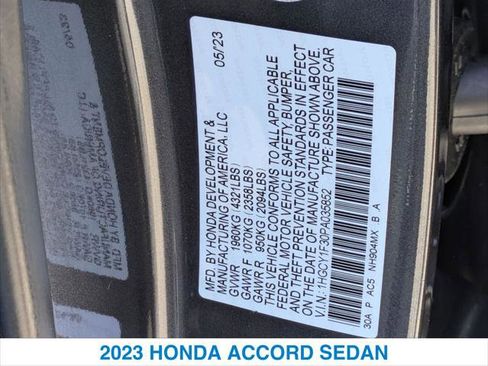Used 2023 Honda Accord EX image 26