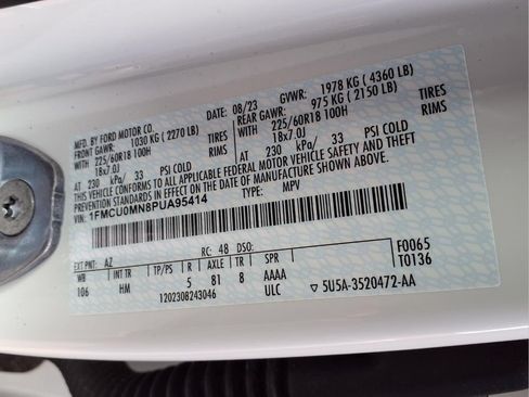 Certified 2023 Ford Escape ST-Line w/ Tech Pack #1 FWD image 23