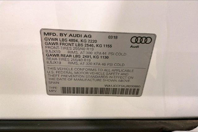 Used 2018 Audi Q3 2.0T Premium Plus w/ Premium Plus Package AWD/4WD image 35