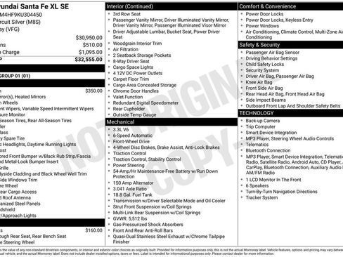 Used 2019 Hyundai Santa Fe XL SE FWD image 13