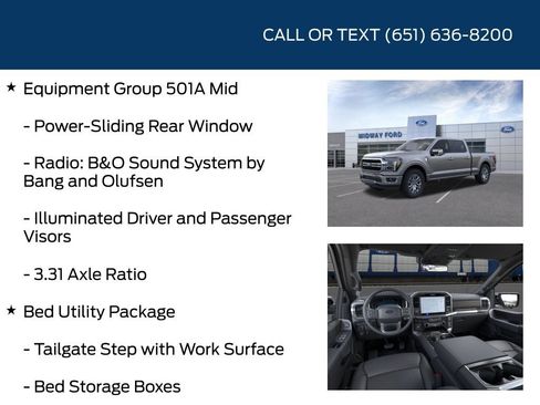 New 2026 Ford F150 Lariat w/ Equipment Group 501A Mid AWD/4WD image 10