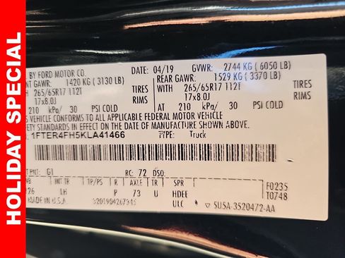 Used 2019 Ford Ranger XLT w/ Equipment Group 302A Luxury image 42