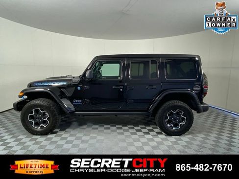 Used 2023 Jeep Wrangler Unlimited Rubicon 4xe w/ Steel Bumper Group AWD/4WD image 4