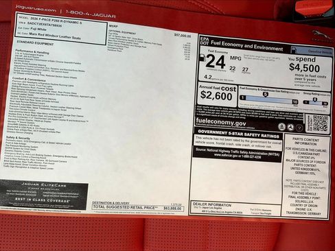 New 2026 Jaguar F-PACE R-Dynamic S image 11